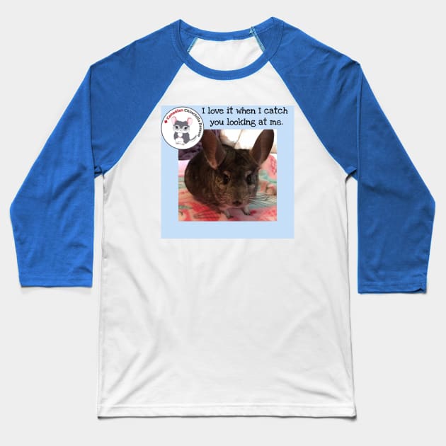 Chinchilla Love Baseball T-Shirt by canchinrescue